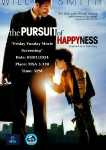 Movie poster for the pursuit of happiness, featuring a father with his small child