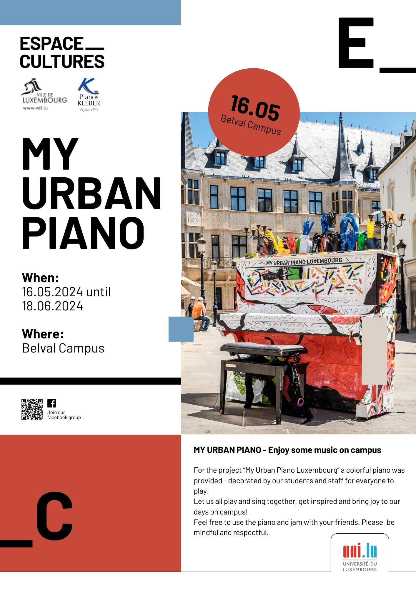 My Urban Piano – Belval Campus