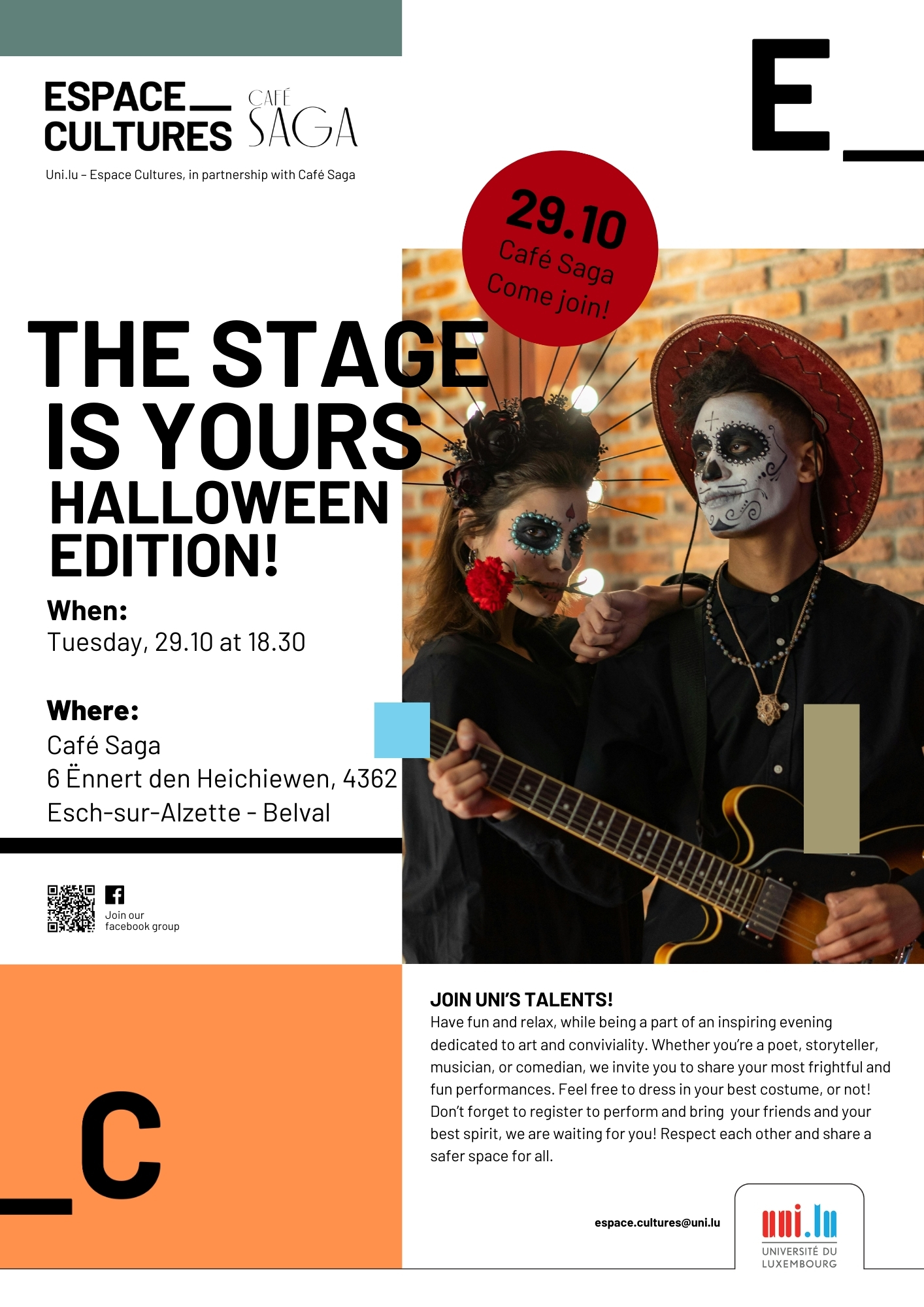 The Stage is Yours – Halloween Edition!