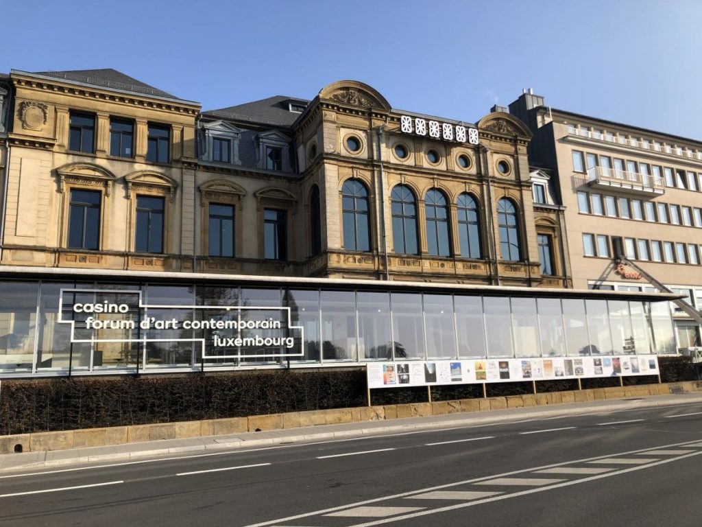 Photo of the outside of Casino Luxembourg.