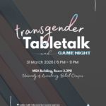 International Transgender Day of Visibility: Table Talk and Game Night