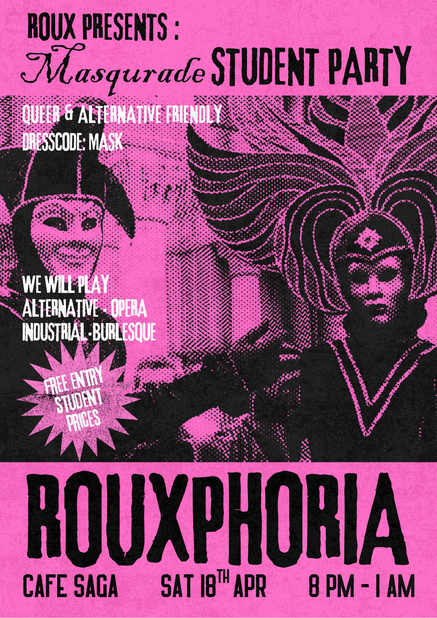 MASQUERADE PARTY: ROUXPHORIA
