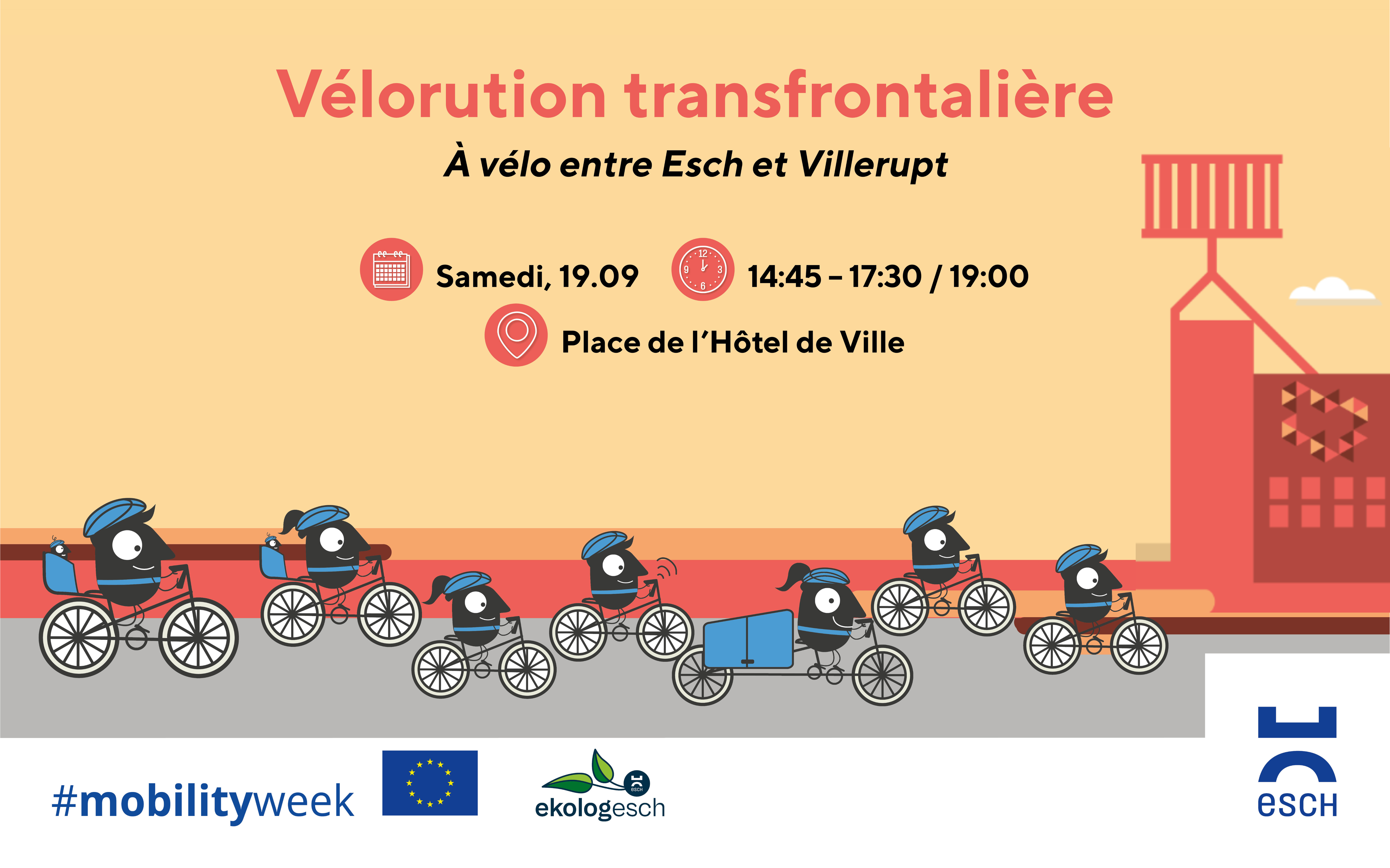 Cross-border Vélorution : Cycling between Esch and Villerupt